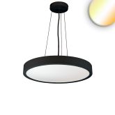 LED Hängeleuchte UGR<19 2H, schwarz, 40W|50W, IP42, DN600, 2700|3000|4000K, dimmbar, exkl. Kabel