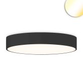 LED Ceiling light UGR<19 2H, black, 60W|70W, IP44, DN800, ColorSwitch 2700|3000|4000K, dimmable