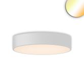 LED Ceiling light UGR<19 2H, white, 40W|50W, IP44, DN600, ColorSwitch 2700|3000|4000K, dimmable