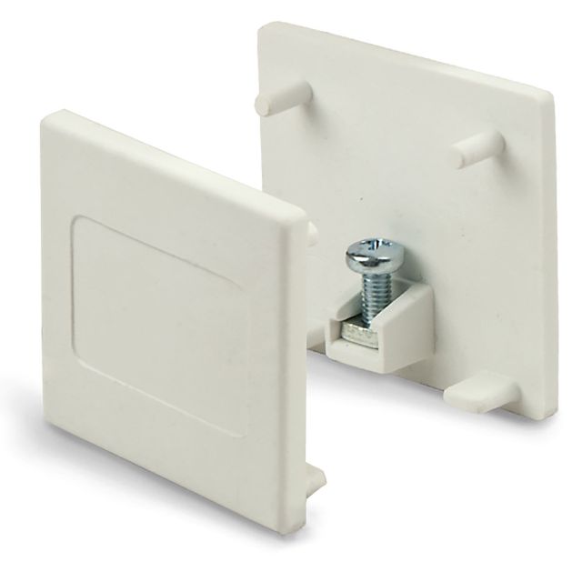 Embout de finition triphasé Classic, blanc, 1 pièce