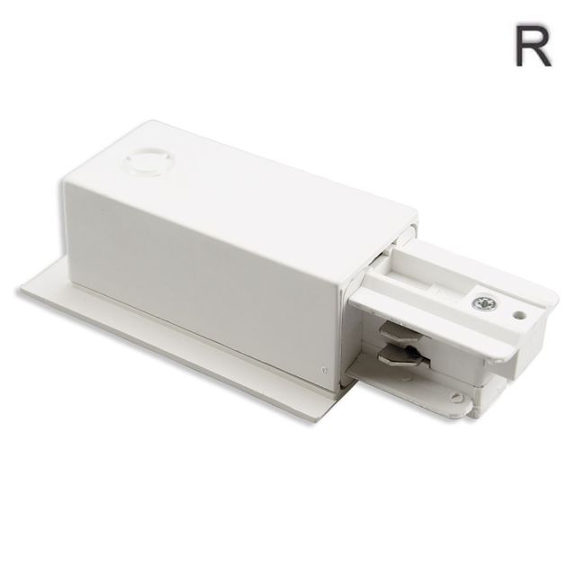 3-PH Classic recessed side infeed N-conductor left, protective conductor right, white