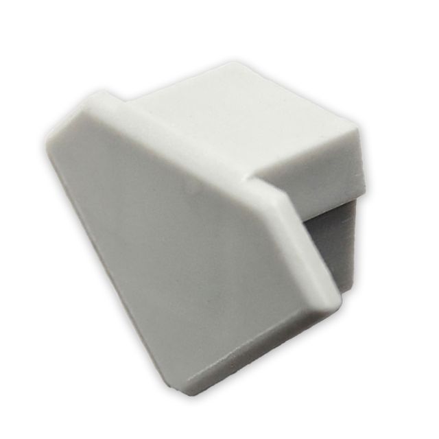 Tappo terminale per profilo ECK10, colore silver
