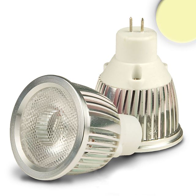 Ampoule LED MR11 3W COB, 38°, blanc chaud