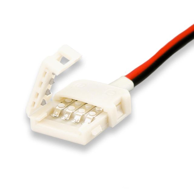 Connettore per cavo a clip (max. 5A) C1-212 per strip LED IP20, 2 poli, larghezza 12mm, pitch>12mm
