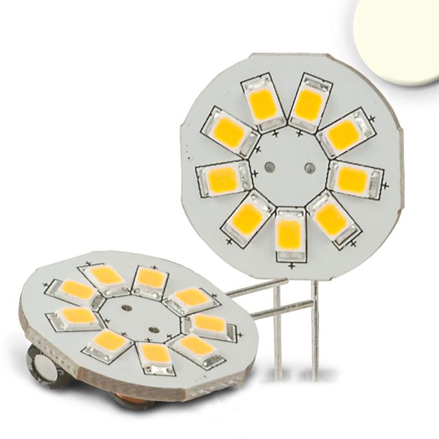 Lampadina LED G4 9SMD, 1,5W, luce bianca neutra, perno laterale