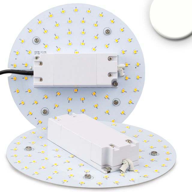 LED retrofit circuit board 160mm, 12W, with magnet, neutral white
