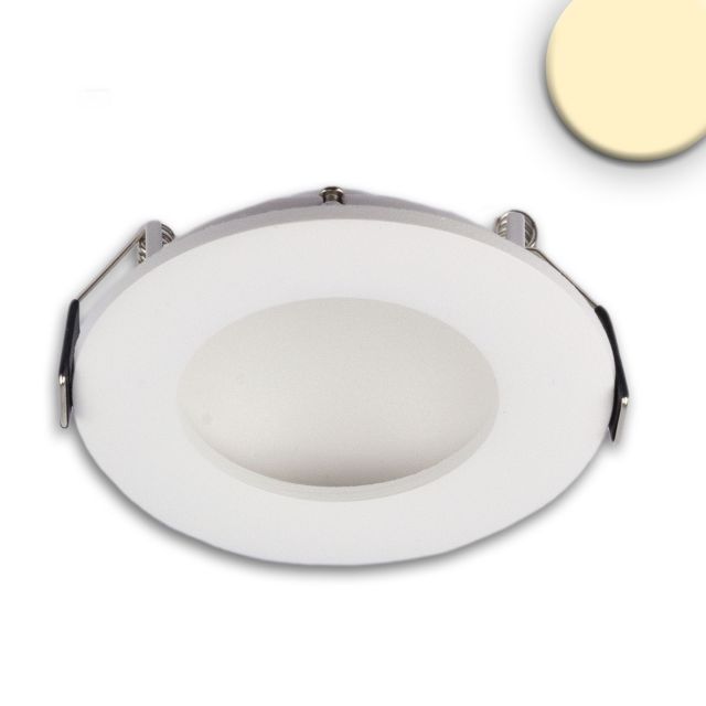 Downlight LED LUNA 8W, luce indiretta, bianco, bianco caldo