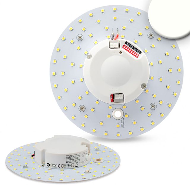 Platine de conversion LED 160mm, 14W blanc neutre avec aimant de maintien et capteur de mouvement HF