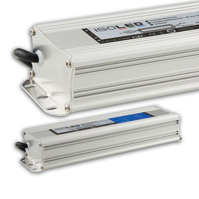 Transformateur LED 12V/DC, 20-100W, IP65, dimmable (puits de tension)