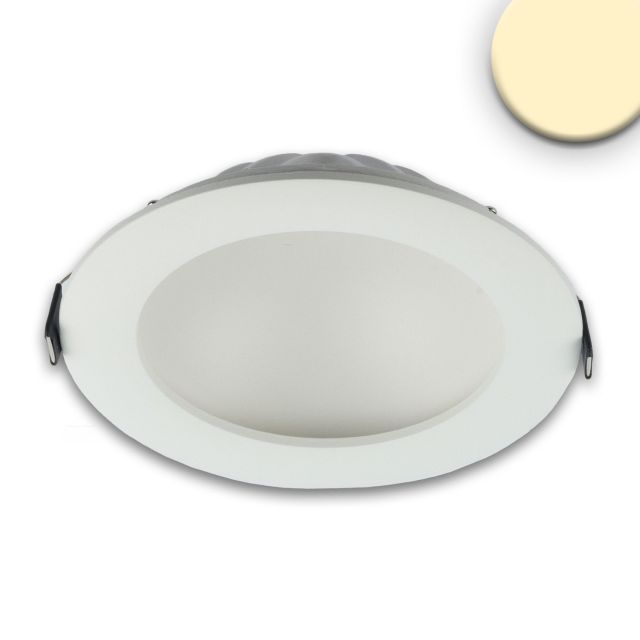 LED downlight LUNA 15W, indirect light, white, warm white, dimmable