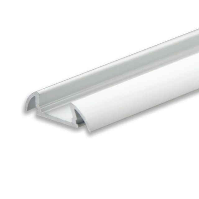 Profilé en applique LED SURF11 aluminium anodisé, 200 cm