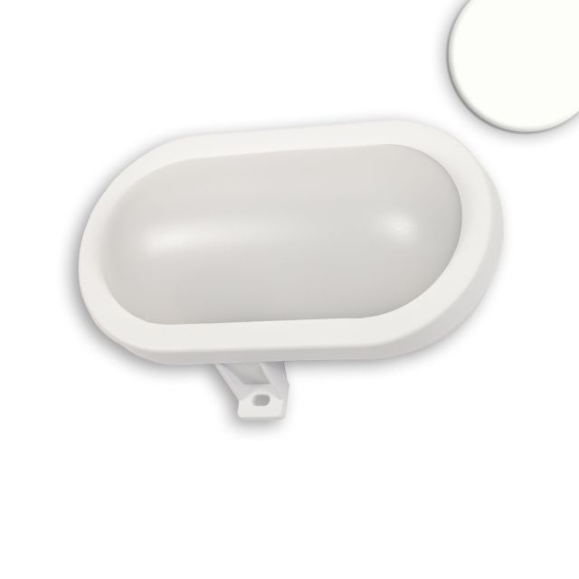 Lampada LED per seminterrato, 10W, IP44, bianco, bianco neutro