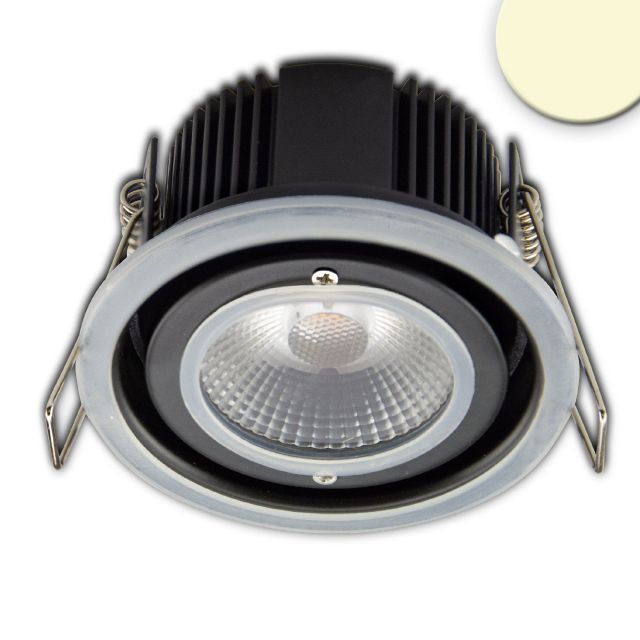 LED recessed spotlight Sys-68, 10W, IP65, warm white, dimmable (excl. cover)