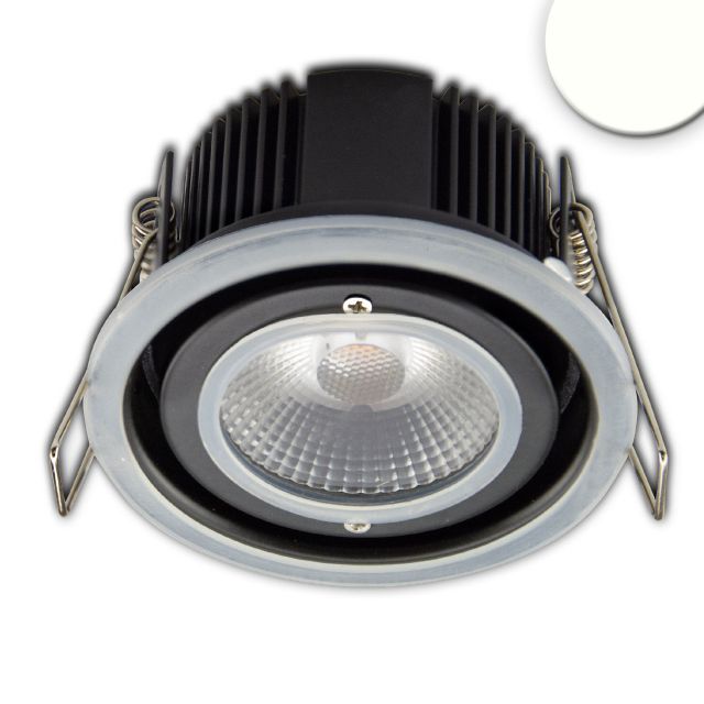 LED recessed spotlight Sys-68, 10W, IP65, neutral white, dimmable (excl. cover)