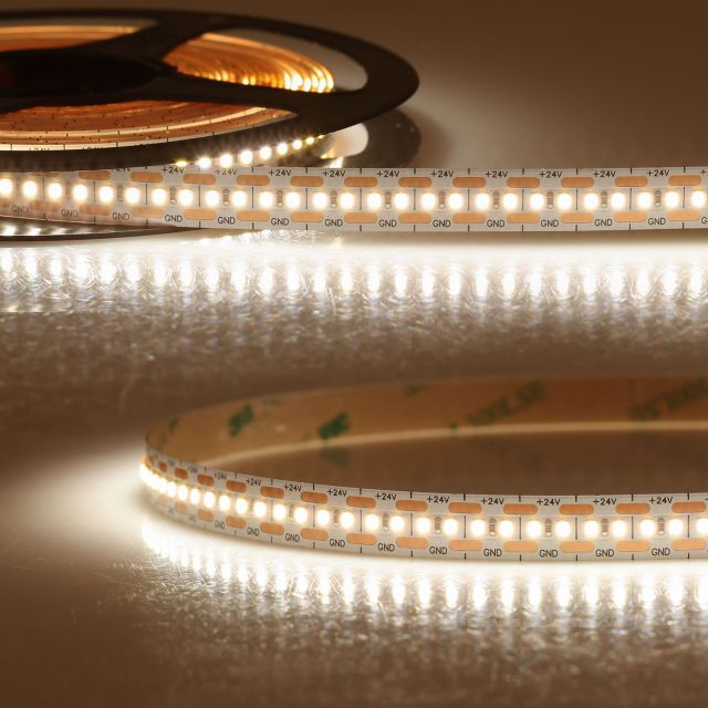 LED CRI927 Linéaire10 Ruban, 24V DC, 6W, IP20, 2700K, rouleau de 5m, 180 LED/m