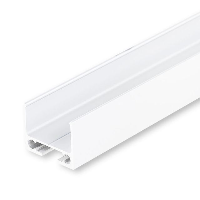 Passage de câble TUNNEL pour profilé, revêtu par poudre blanc RAL 9010, 200 cm