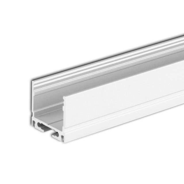 Profilé en applique LED SURF16 aluminium anodisé, 200 cm