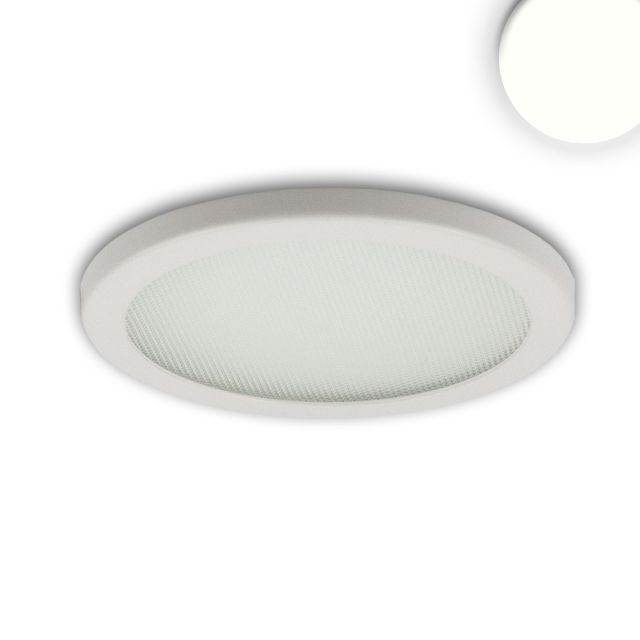 Downlight LED Flex 8W, prismatico, 120°, diametro foro 50-100mm, bianco neutro