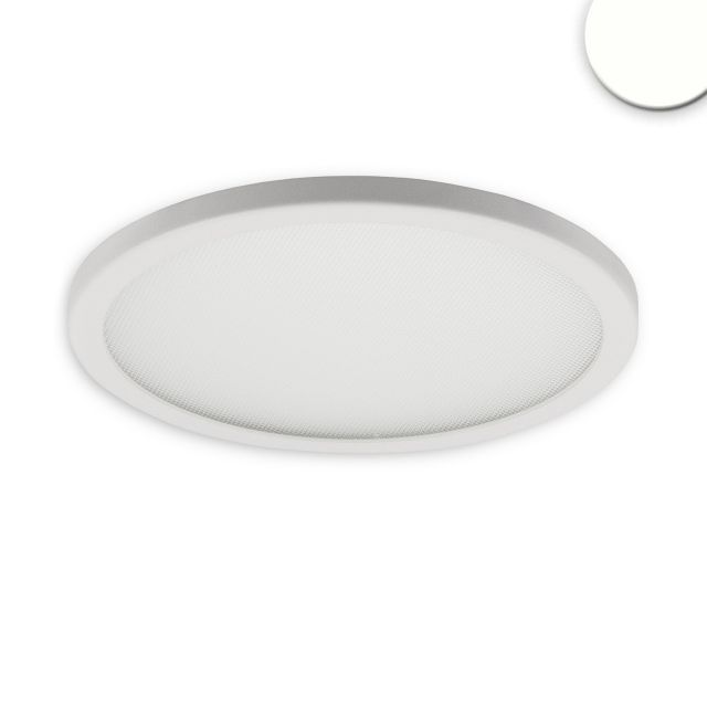 Downlight LED Flex 15W, prismatico, 120°, diametro foro 50-160mm, bianco neutro, dimmerabile