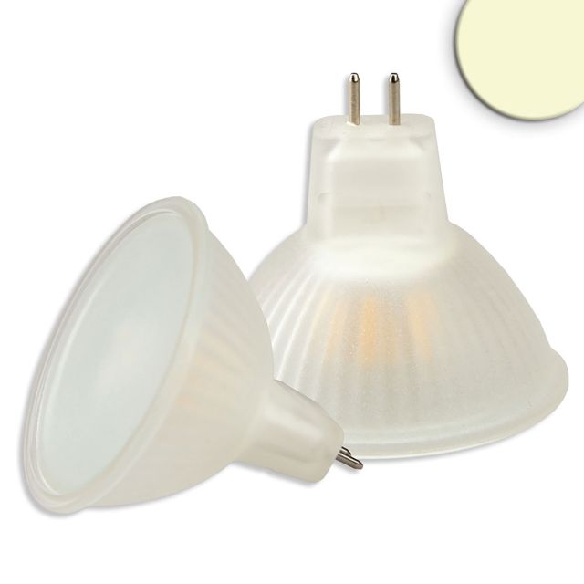 MR16 LED spotlight 3,5W, 270°, opal, warm white