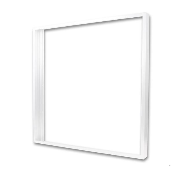 Surface mounting frame white RAL 9016 for LED Panel 600