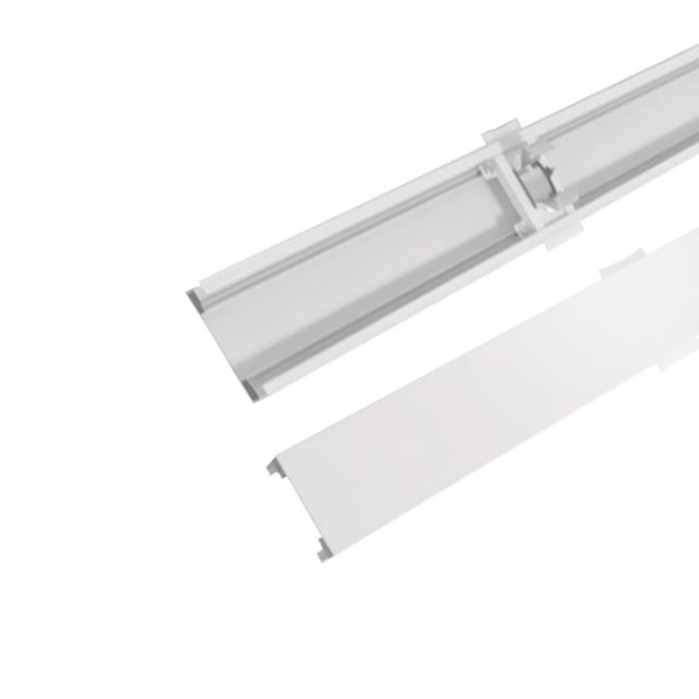 FastFix LED Linearsystem R Blindabdeckung für Balkenaufnahme, 1,5m
