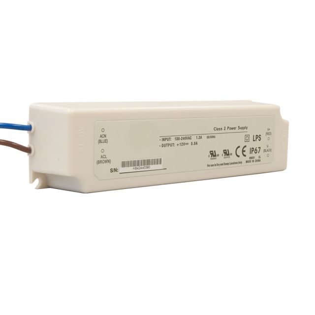 LED transformer 24V/DC, 0-100W, IP67