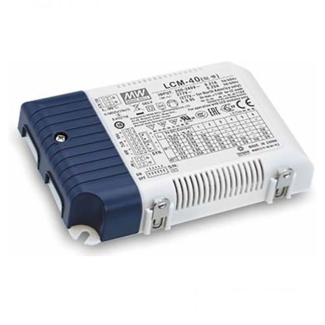 Transformateur à courant constant LED MW LCM-40KN 350/500/600/700/900/1050mA, dimmable en KNX , SELV