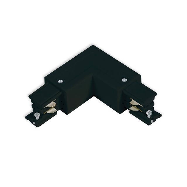 Connecteur L S1 triphasé, conducteur N à l’intérieur, conducteur de protection à l’extérieur, noir