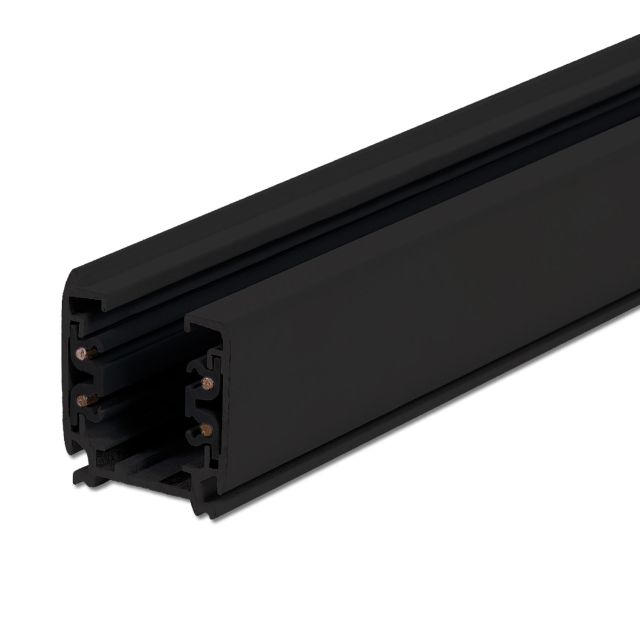 Rail triphasé S1, 3m, noir