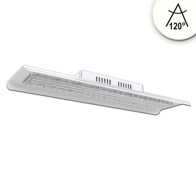 LED Highbay luminaire Linear SK 100W, 120°, IK10, IP65, 1-10V dimmable, neutral white