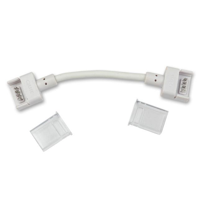 Connecteur de contact avec câble (max 5A) O1-412 pour ruban LED IP68, 4 pôles, larg. 12mm, pitch>8mm