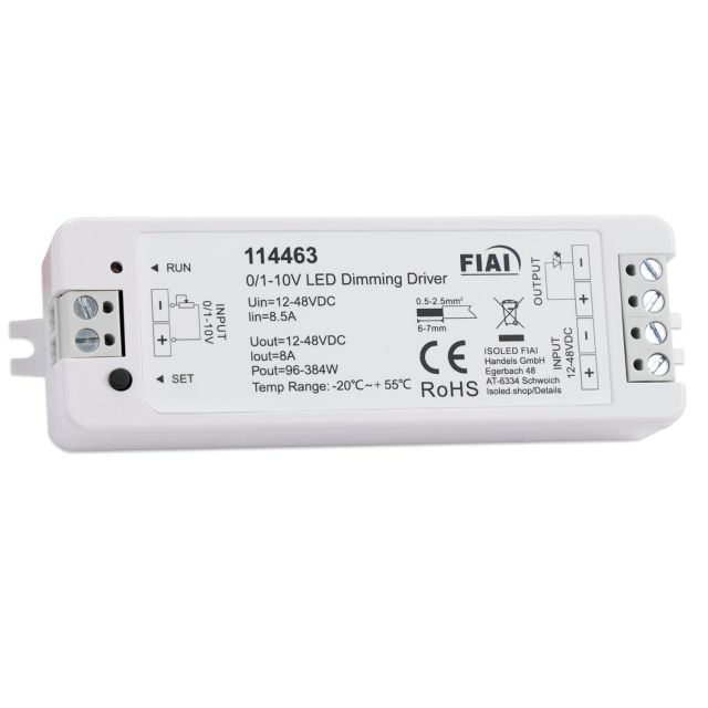 0/1-10V Ingresso, regolatore PWM, 1 canale, 12-36V DC 8A, 48V DC 4A