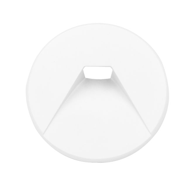 Collerette aluminium rond 2 blanc pour Sys-Wall68