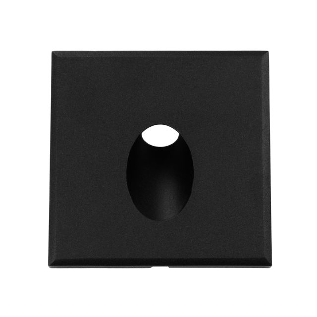 Collerette aluminium carré 1 noir pour Sys-Wall68