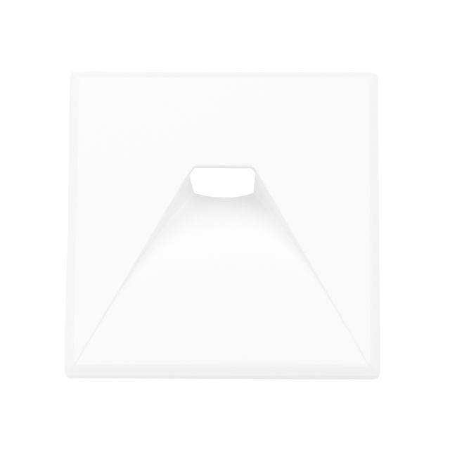 Collerette aluminium carré 2 blanc pour Sys-Wall68