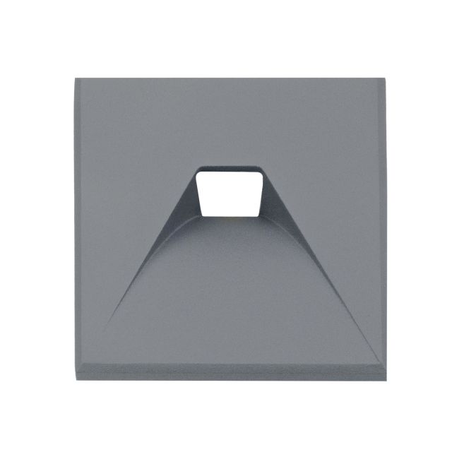 Collerette aluminium carré 2 gris foncé pour Sys-Wall68