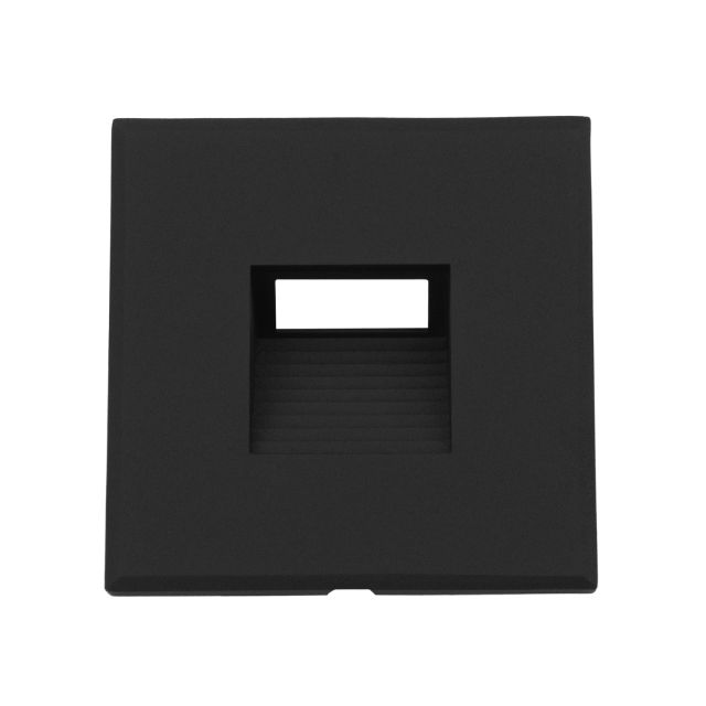 Collerette aluminium carré 3 noir pour Sys-Wall68