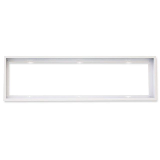Surface mounting frame white RAL 9016, height 5cm, for LED panels 300x1200, pluggable quick mounting