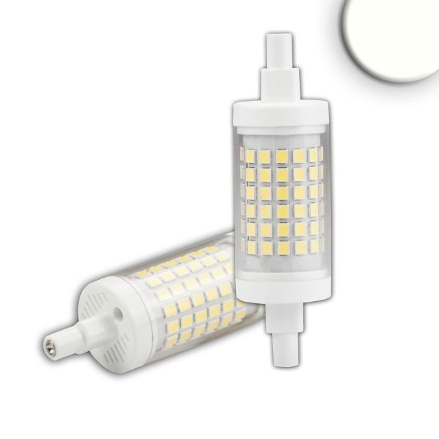 R7s Asta LED SLIM, 6W, L: 78mm, bianco neutro, dimmerabile