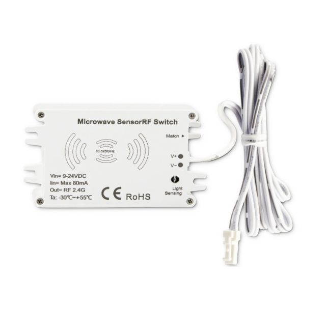 Sys-Pro Funk HF-Bewegungsmelder MiniAMP, 9-24V