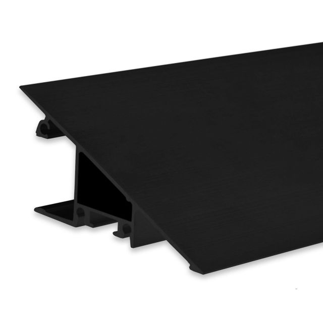 Profilo LED di lampada a plafone HIDE TRIANGLE alluminio nero RAL 9005, 200cm