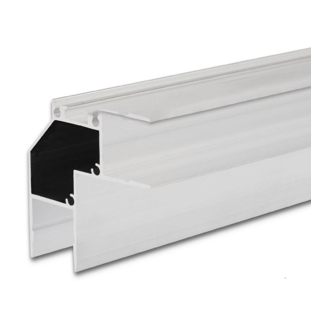 LED Eckprofil HIDE ANGLE Aluminium weiß RAL 9003, 200cm