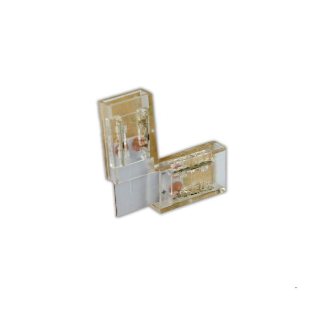 Kontakt-Eck-Verbinder Universal (max. 5A) K2-28 für 2-pol. IP20 Flexstripes mit Breite 8mm