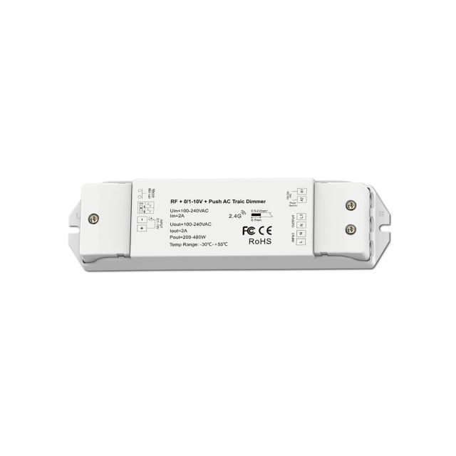 Sys-Pro RF/push/1-10V ingresso, Triac dimmer, 230V, 480VA selezionabile controllo/sezione di fase