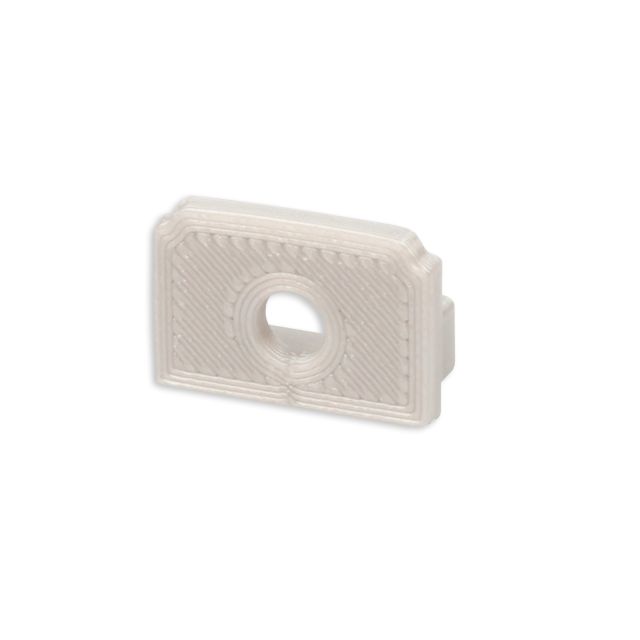 End cap E203 for LED tile profile finish, with cable gland, 1pc