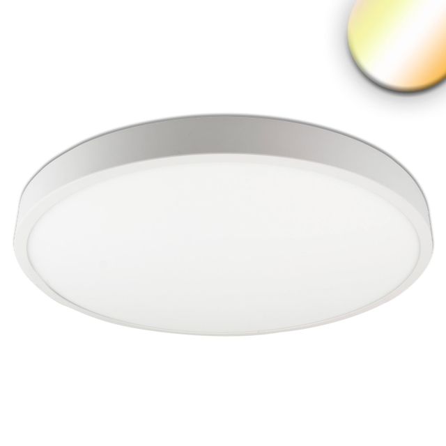 Plafoniera LED PRO bianca, 36W, rotondo, DN500, ColorSwitch 2700|3000|4000K, dimmerabile