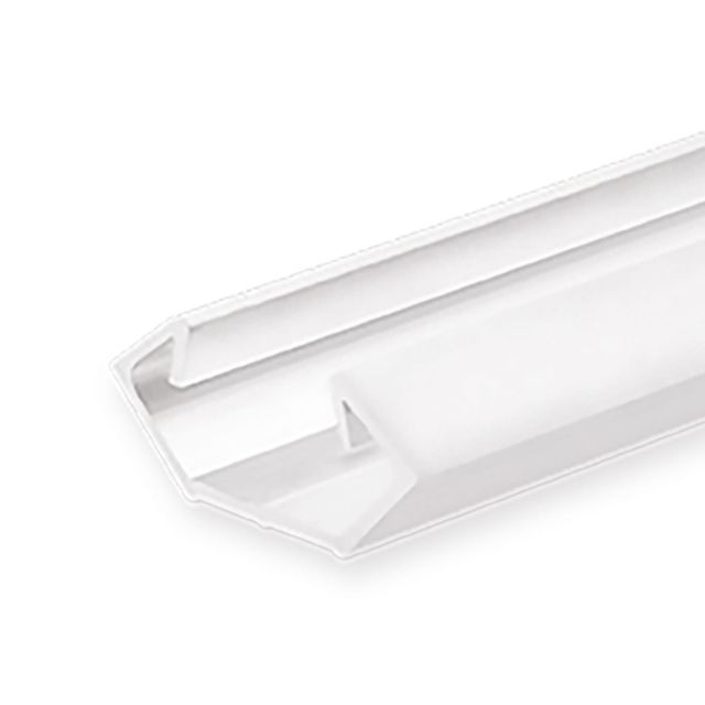Profilo angolare LED CORNER11n alluminio bianco RAL9010, 200cm