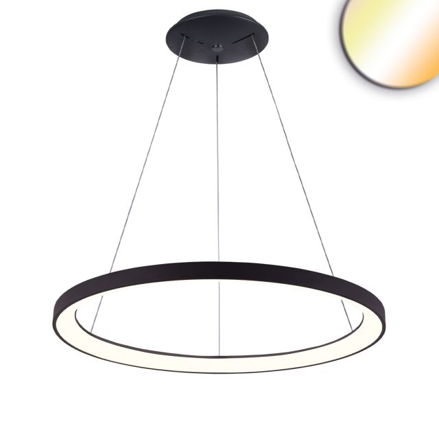 Lampada a sospensione LED Orbit 580, nera, 48W, rotonda, ColorSwitch 3000|3500|4000K, dimmerabile