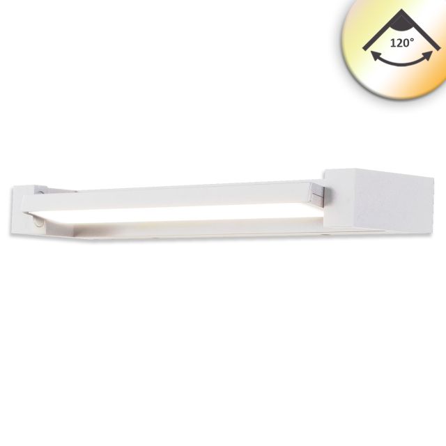 Lampada LED a parete, orientabile, 700mm, 20W, bianca, ColorSwitch 2700|3000|4000K